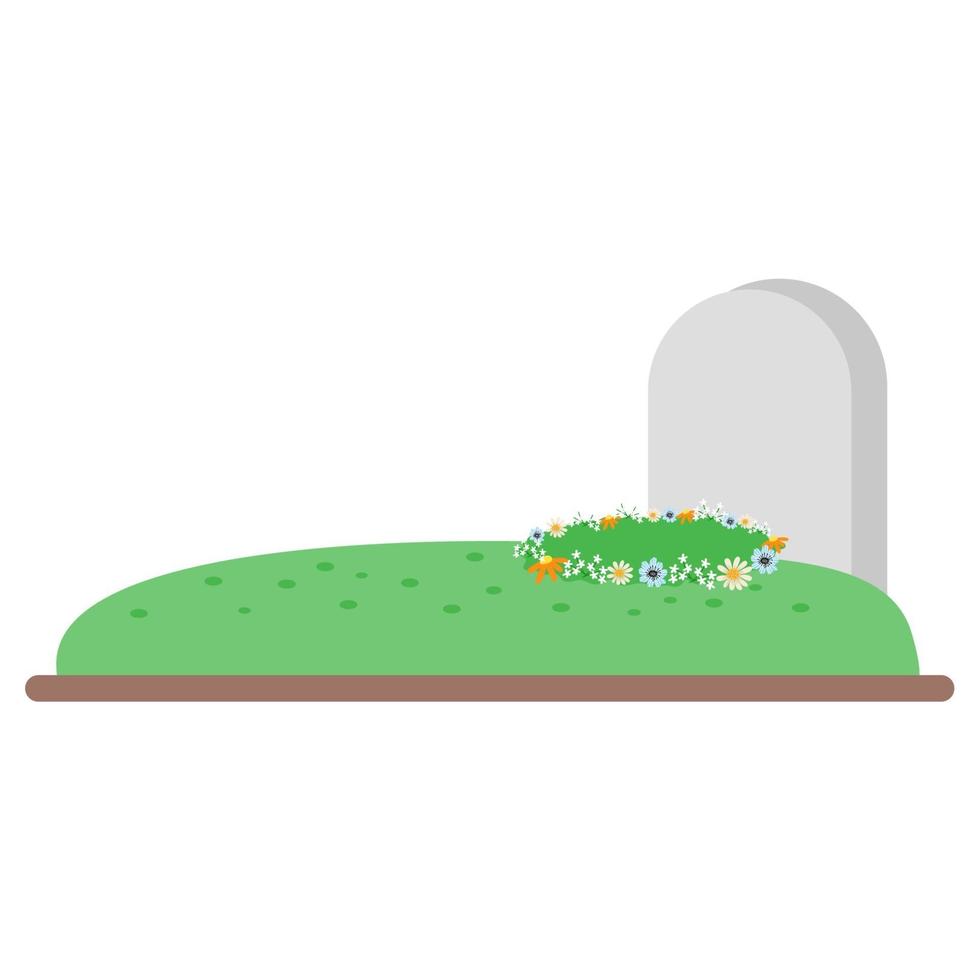 ilustración de la funeraria vector