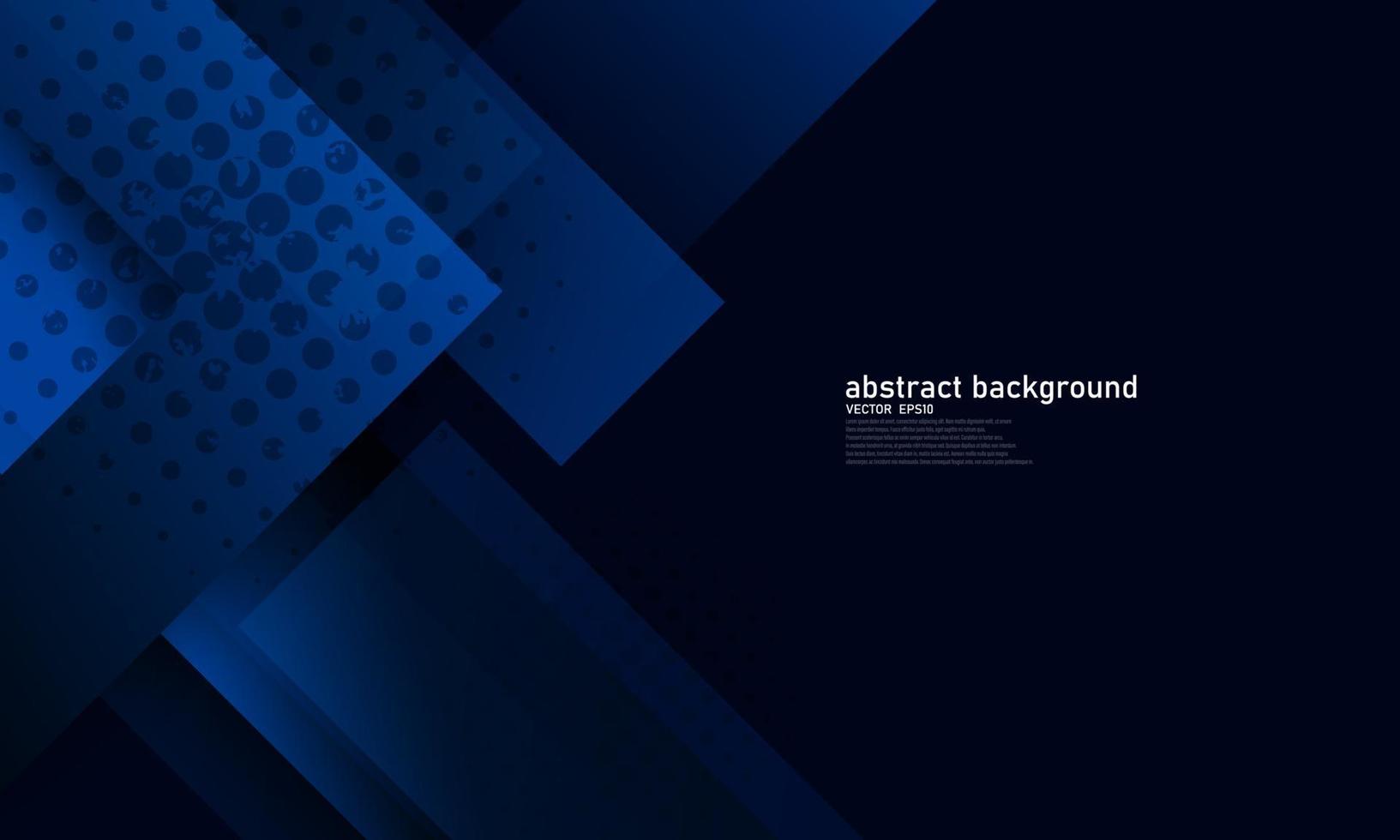 Abstract blue background poster with dynamic. technology vector