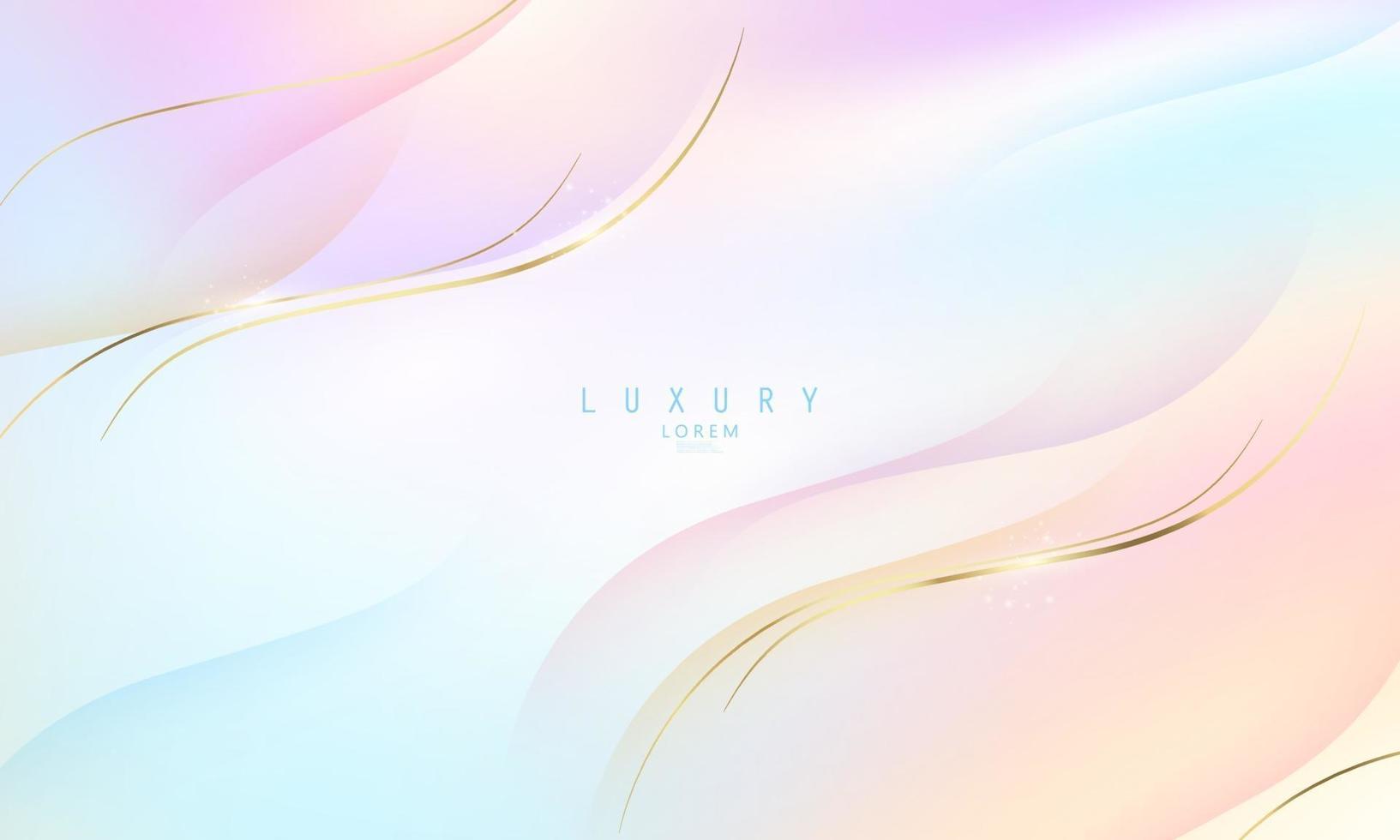Abstract background colorful poster beauty with VIP luxury dynamic. vector