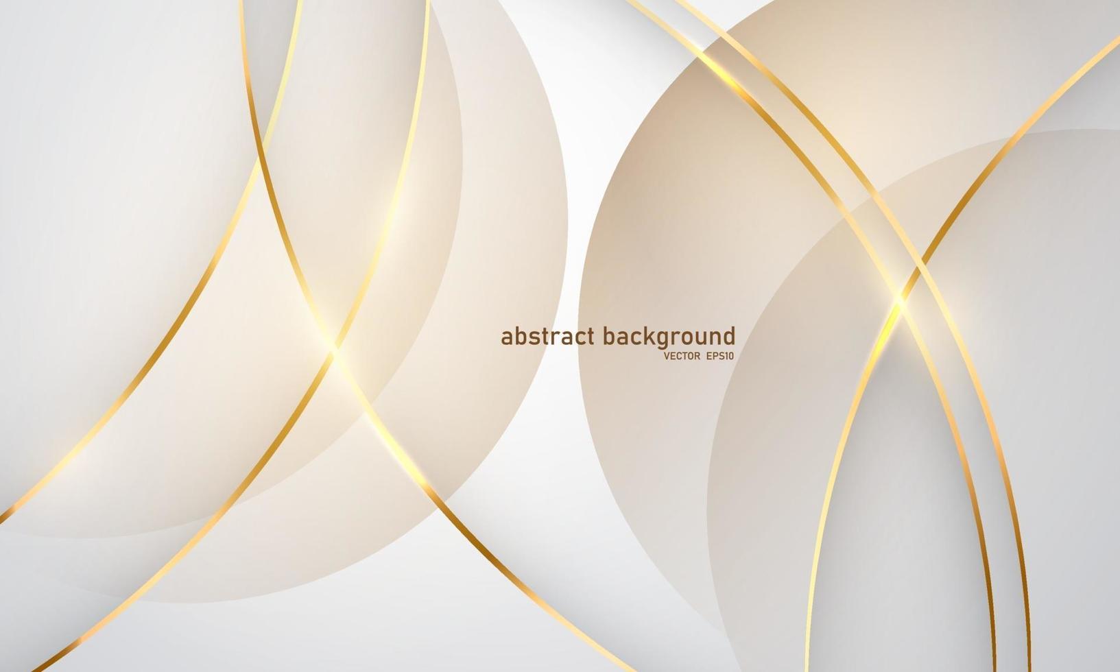 abstract background luxury white gold Modern vector