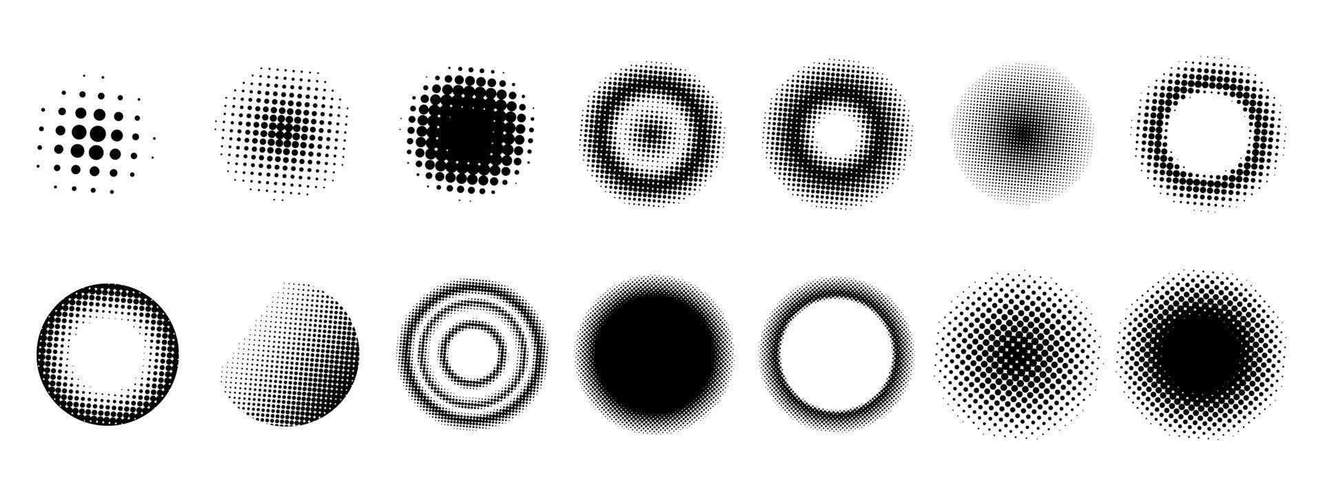 Abstract style halftone concept for your graphic design vector