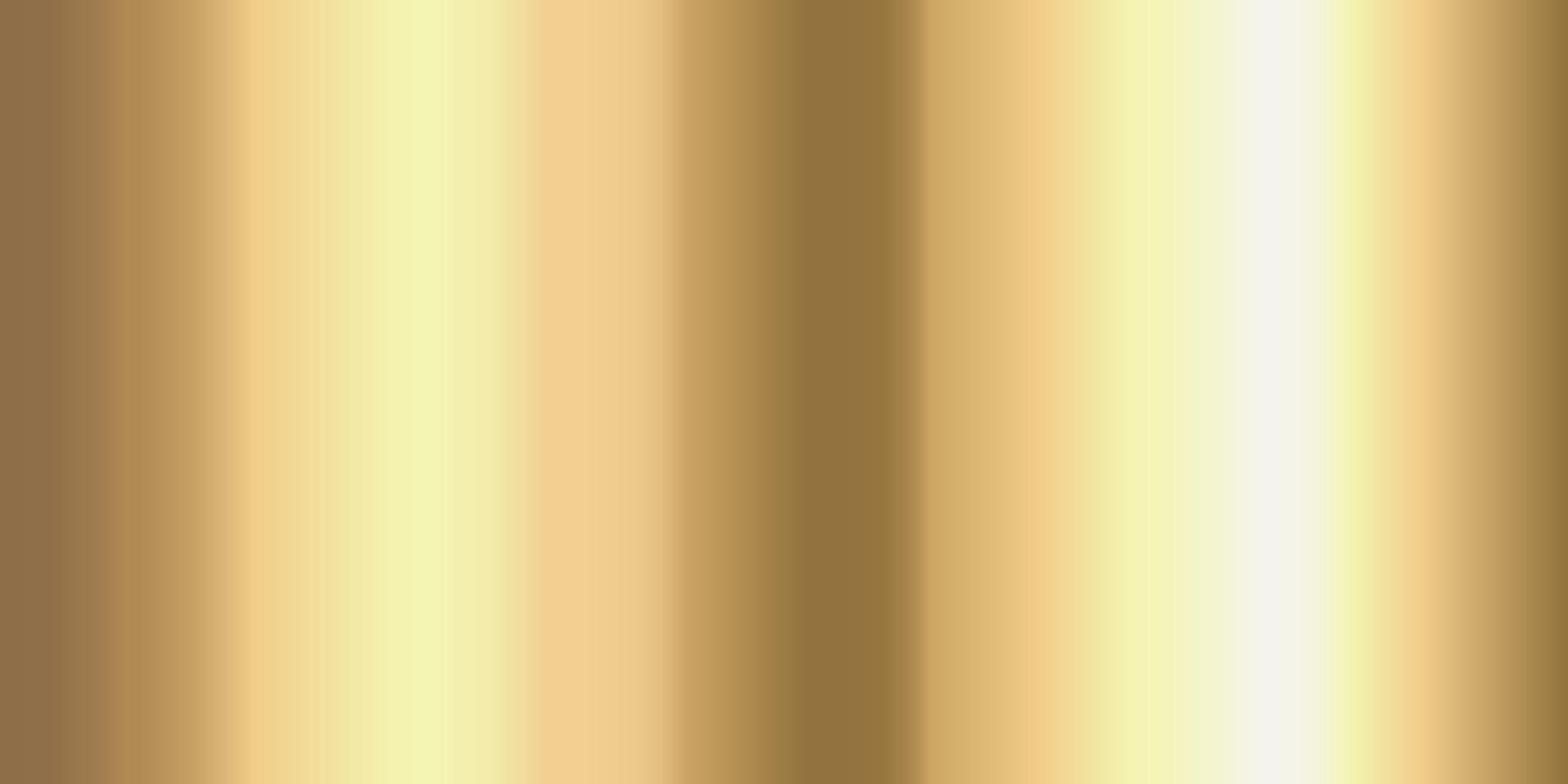 Fondo de textura de lámina de color cromo degradado dorado. vector dorado,