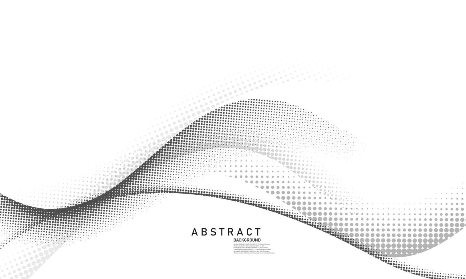concepto de semitono de estilo abstracto para su diseño gráfico vector