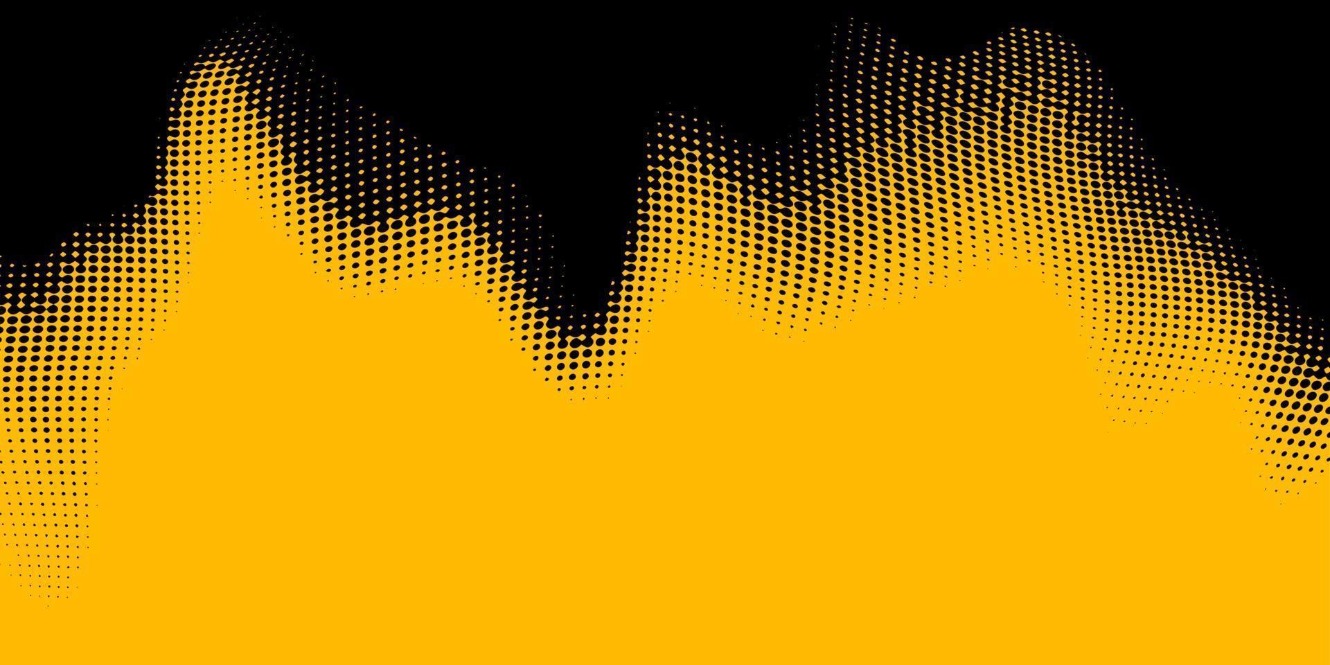 Abstract style halftone yellow concept for your graphic design vector