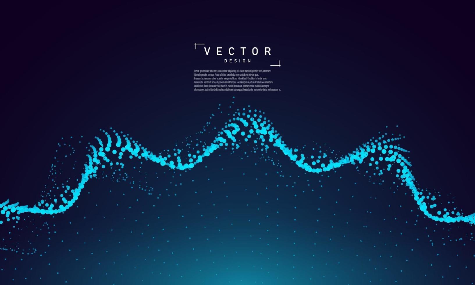 concepto de semitono de estilo abstracto para su diseño gráfico vector