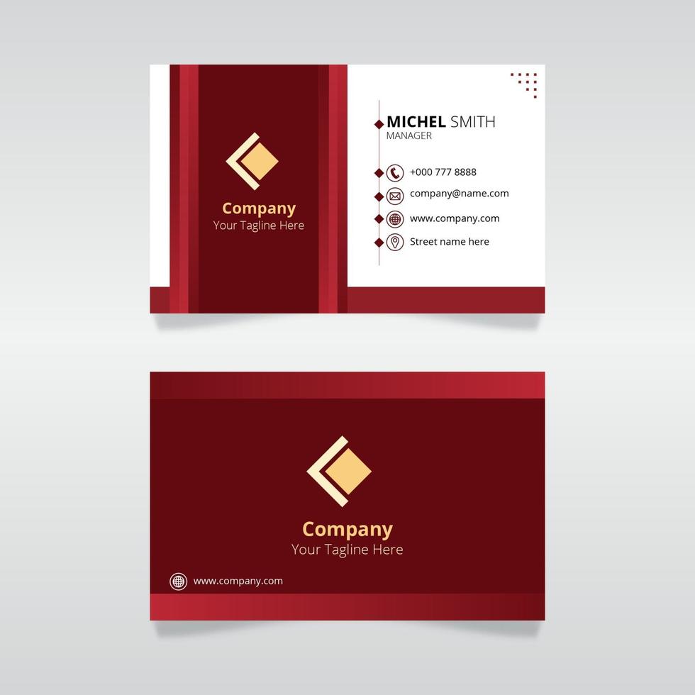 Editable id card template for organization and employee vector