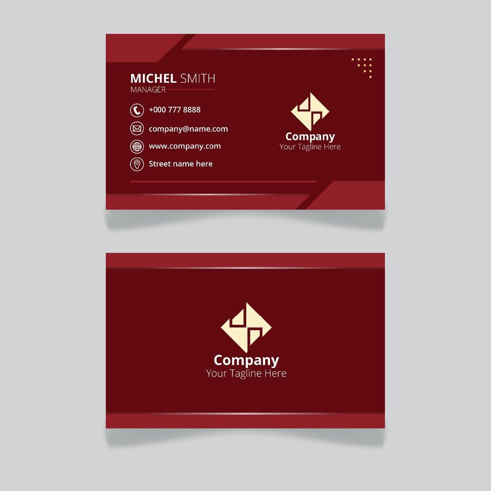 Editable id card template for organization and employee vector