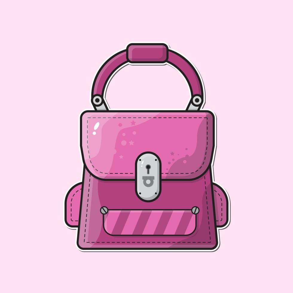 Vector Handbag Illustration Pro Vector