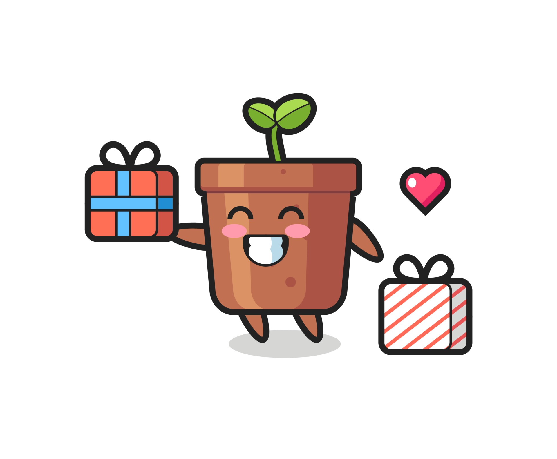 plant pot mascot cartoon giving the gift 3368781 Vector Art at Vecteezy plant pot mascot cartoon giving the gift 3368781 Vector Art at Vecteezy