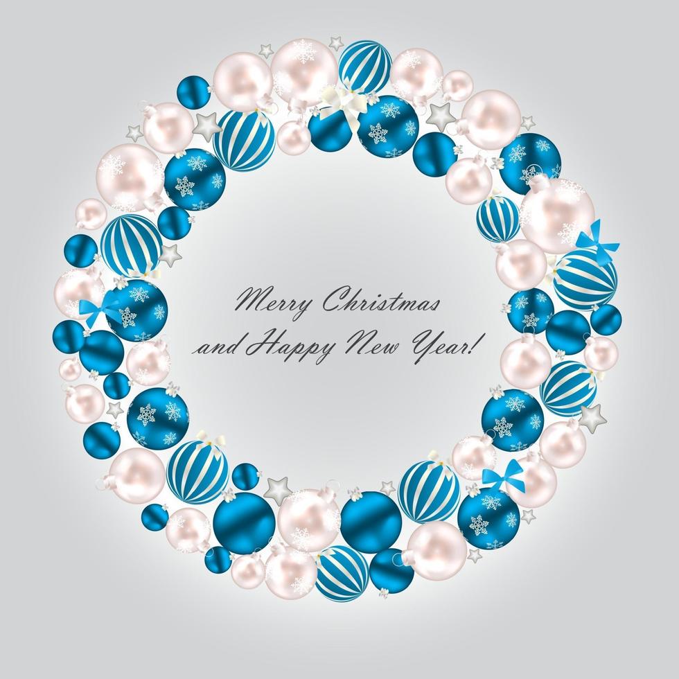 Abstract Beauty Christmas and New Year Background. vector