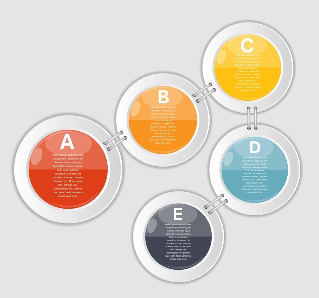 Infographic Templates for Business Vector Illustration.