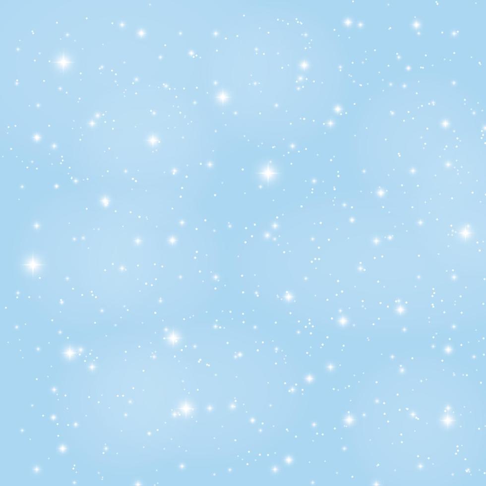 Abstract Beauty Christmas and New Year Background with Snow vector