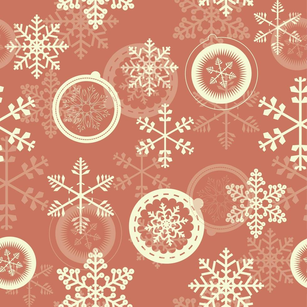 Winter Christmas New Year Seamless Pattern. Beautiful Texture vector