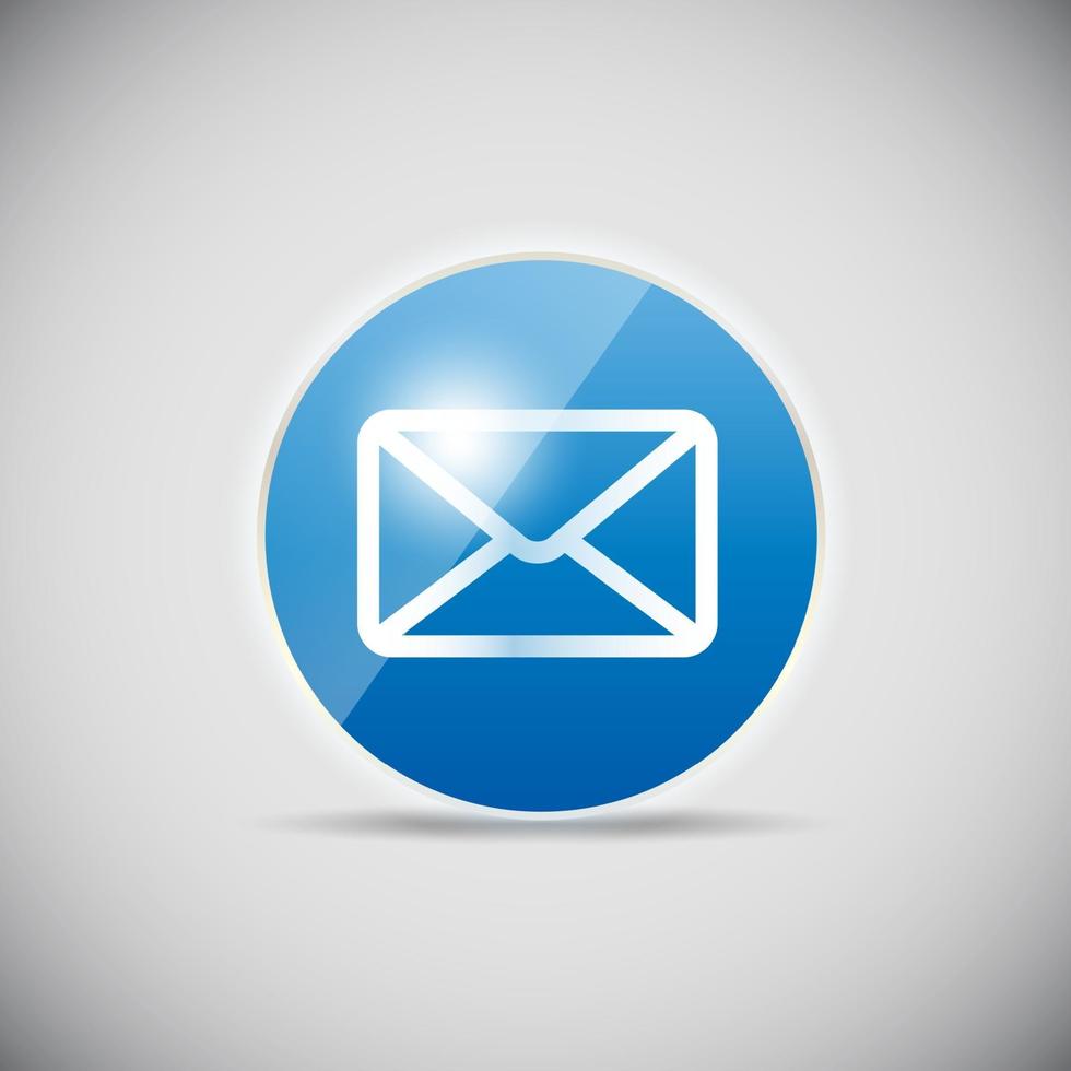 Shine glossy computer icon vector illustration