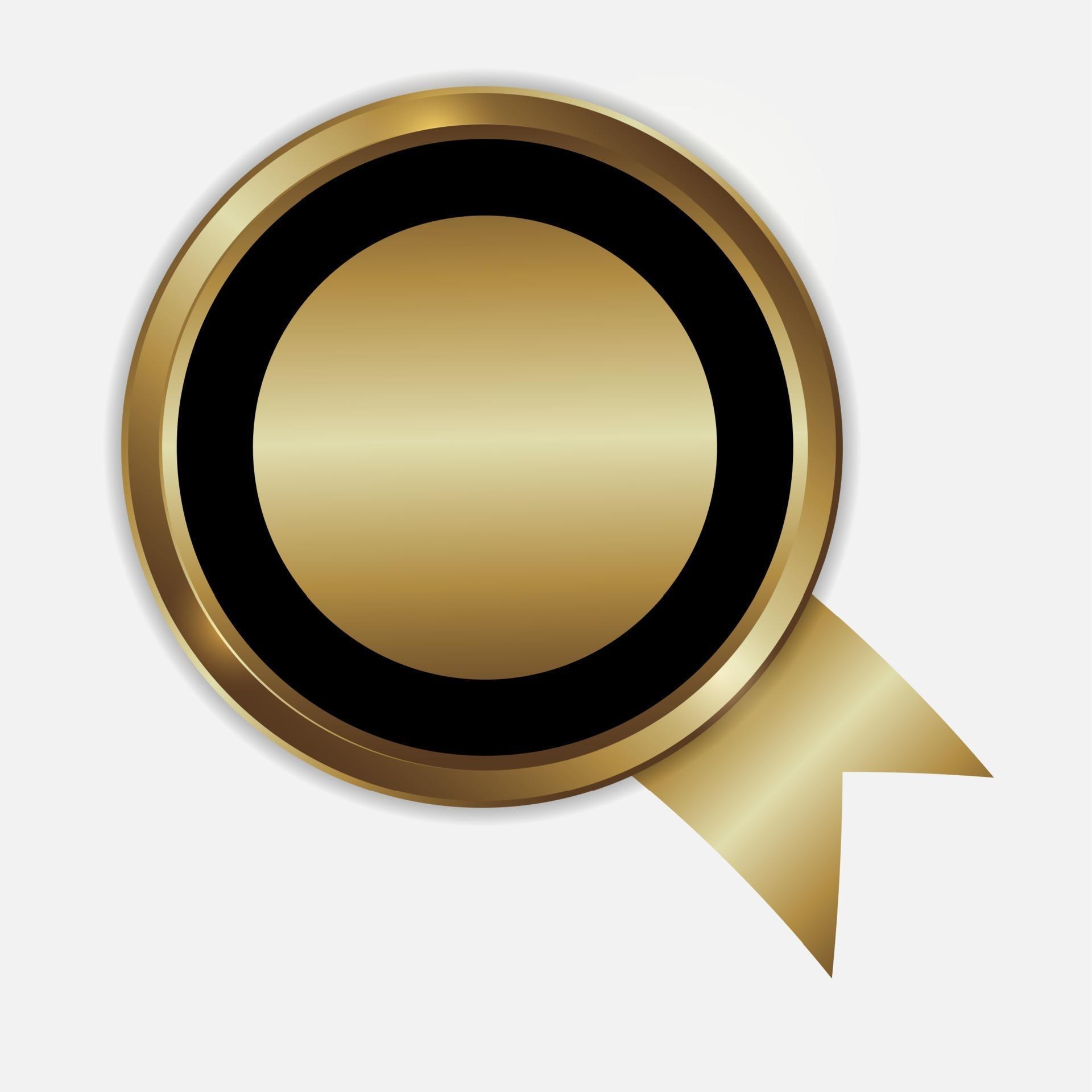 Vector gold sign, label template 3369500 Vector Art at Vecteezy