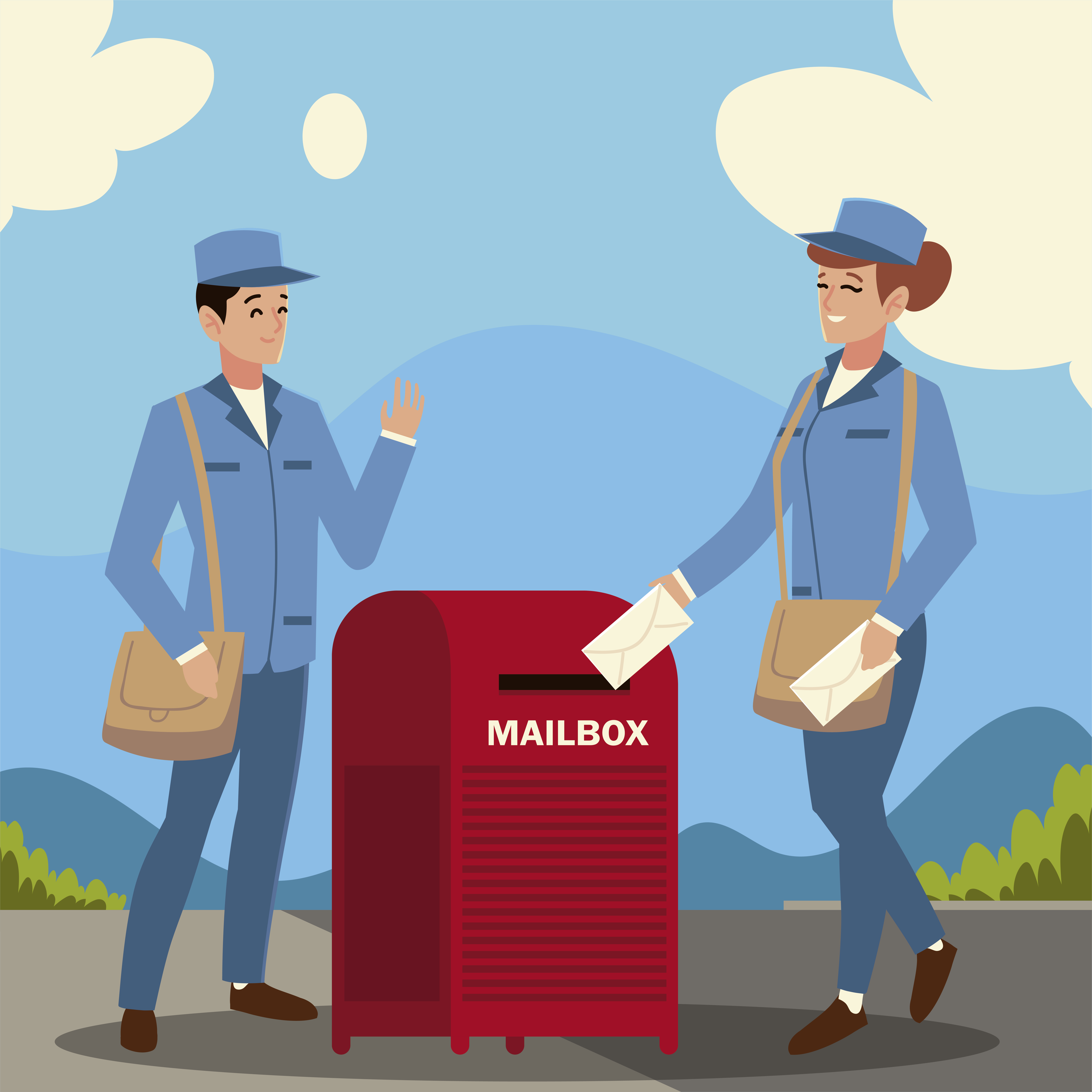 Postman service. Postman service