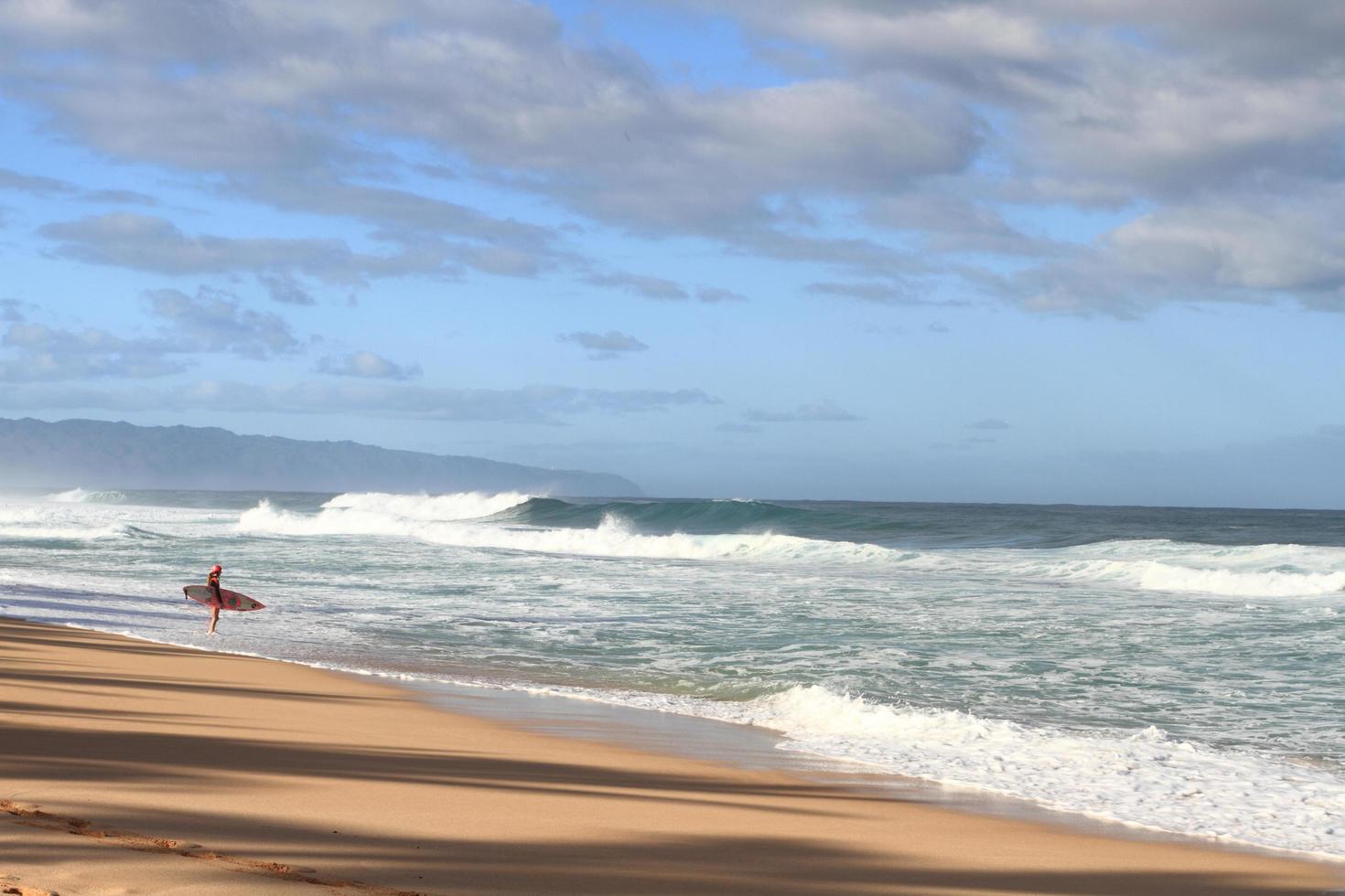 playa de la costa norte de honolulu hawai foto