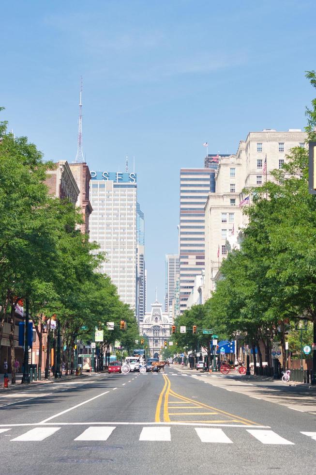 centro de filadelfia, estados unidos foto