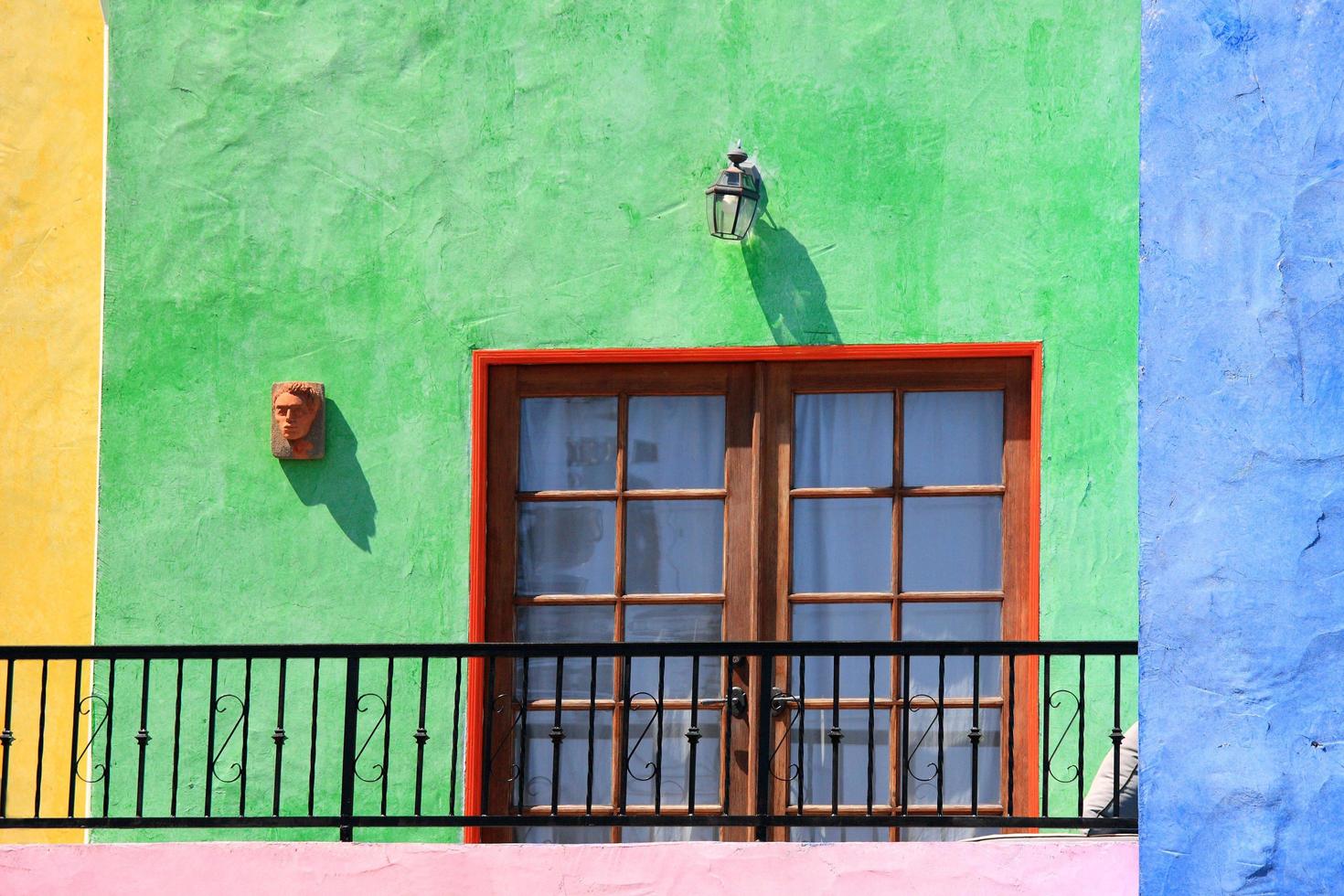 linda casa colorida en los angeles foto