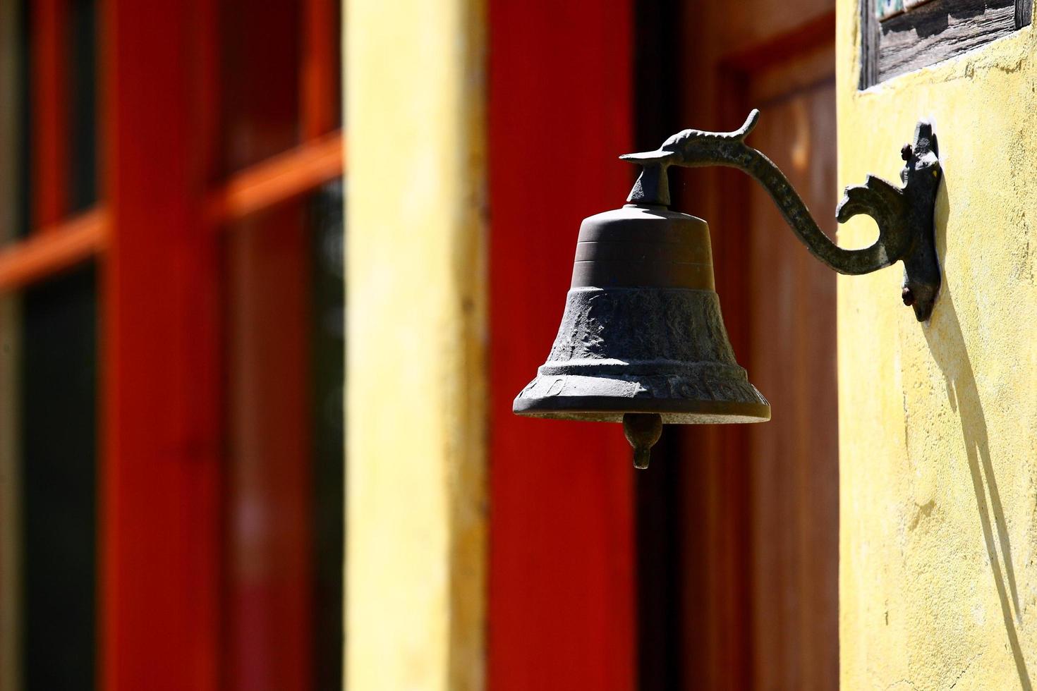 Colorful house bells in Los Angeles, USA photo