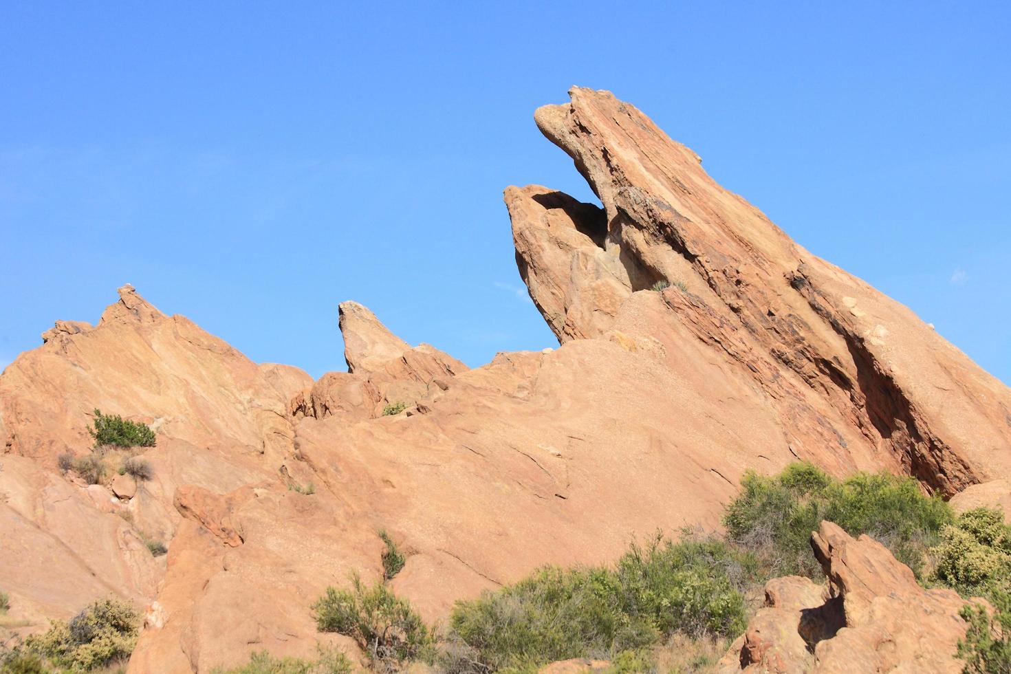 Huge rock on the outskirts of Los Angeles, USA photo