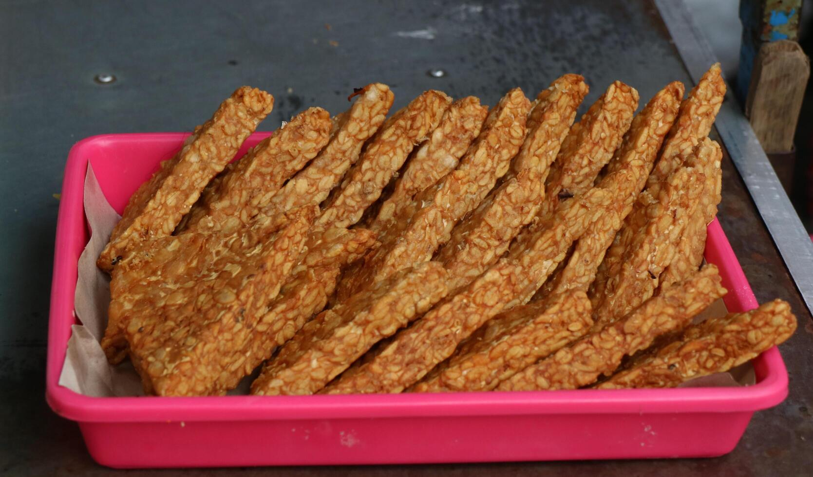 Slices of tempe ready to eat photo