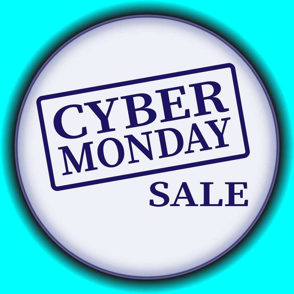 Cyber Monday Sale design vector