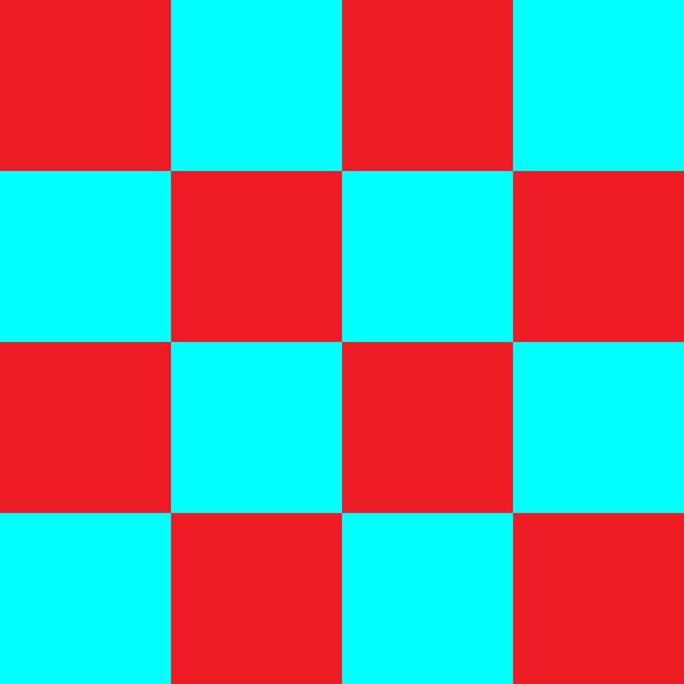 Simple Red Blue Square Cube Square Grid vector