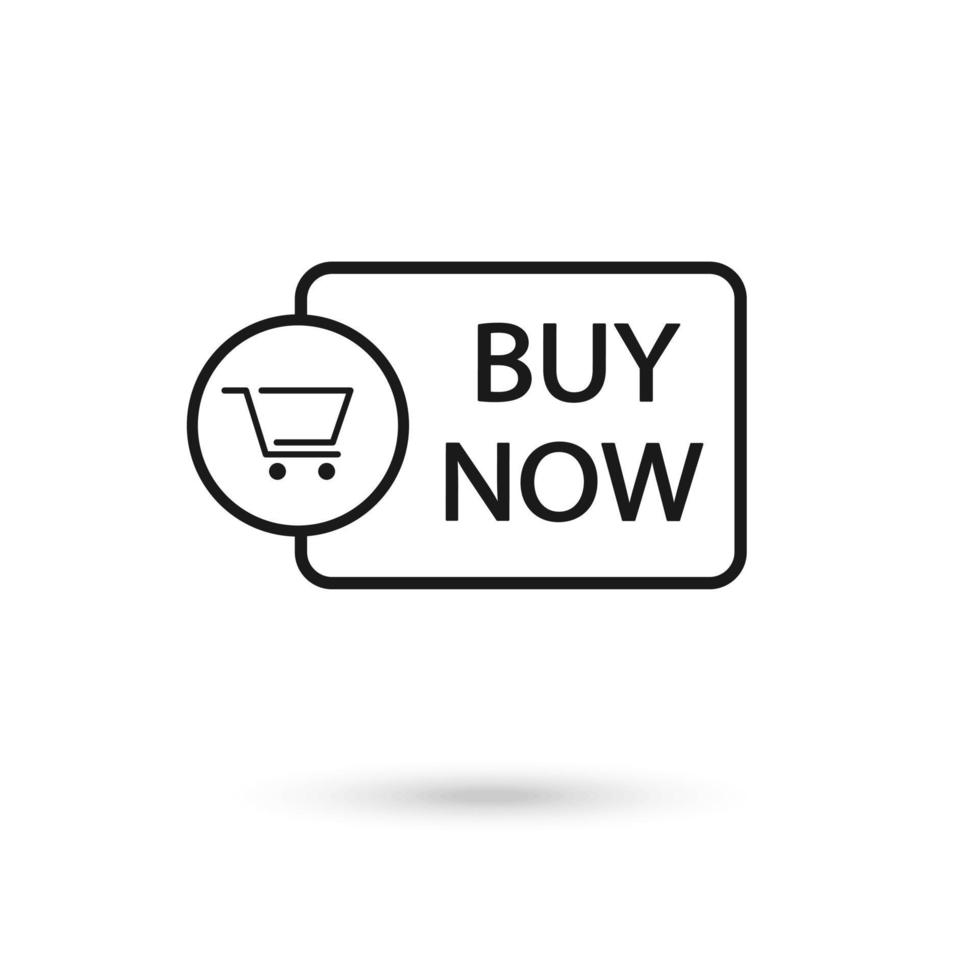 Buy now button template design. vector