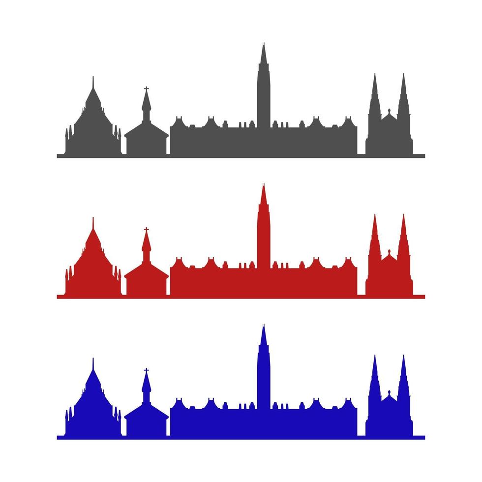 Rio De Janeiro Skyline Illustrated On White Background vector