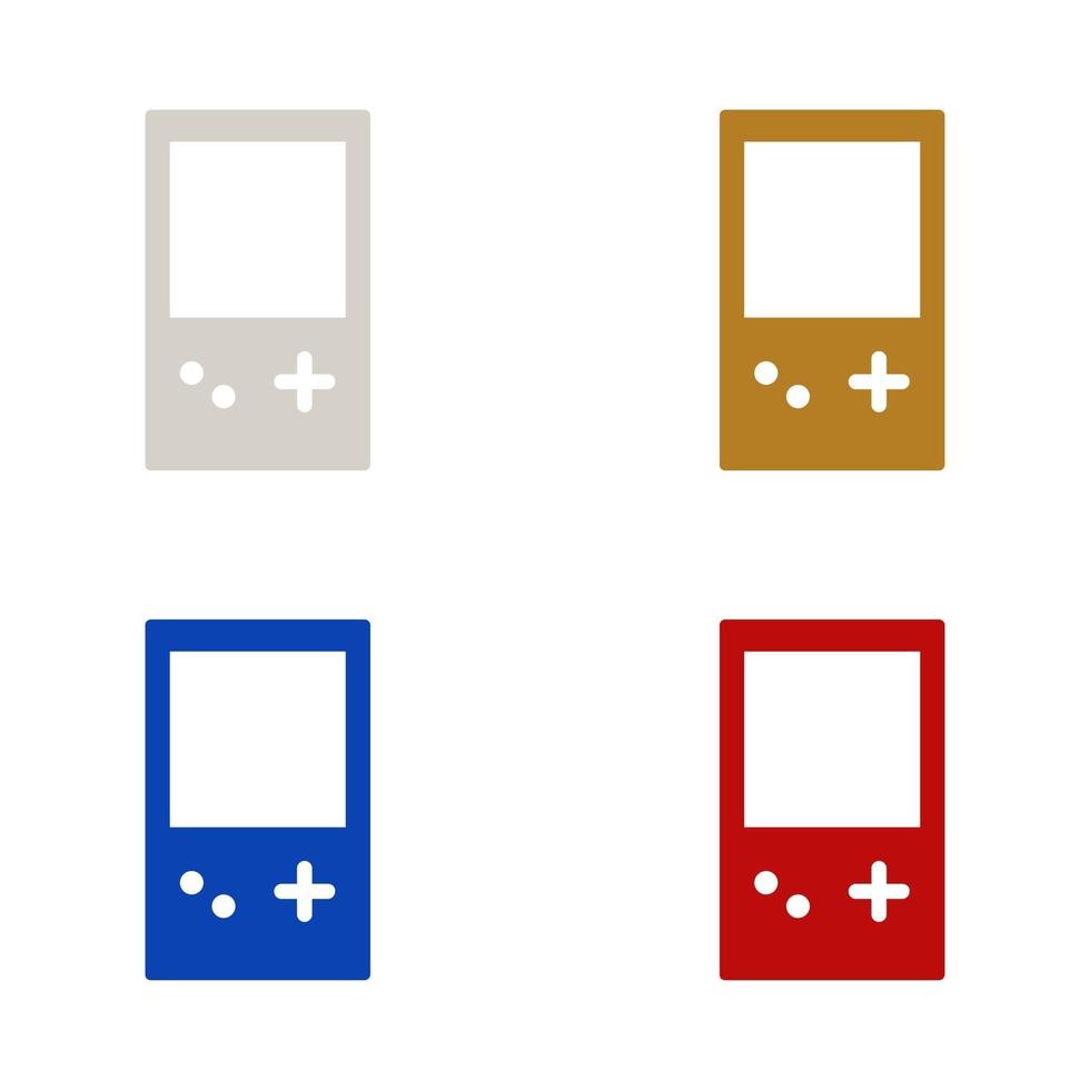 Game console Illustrated On White Background vector