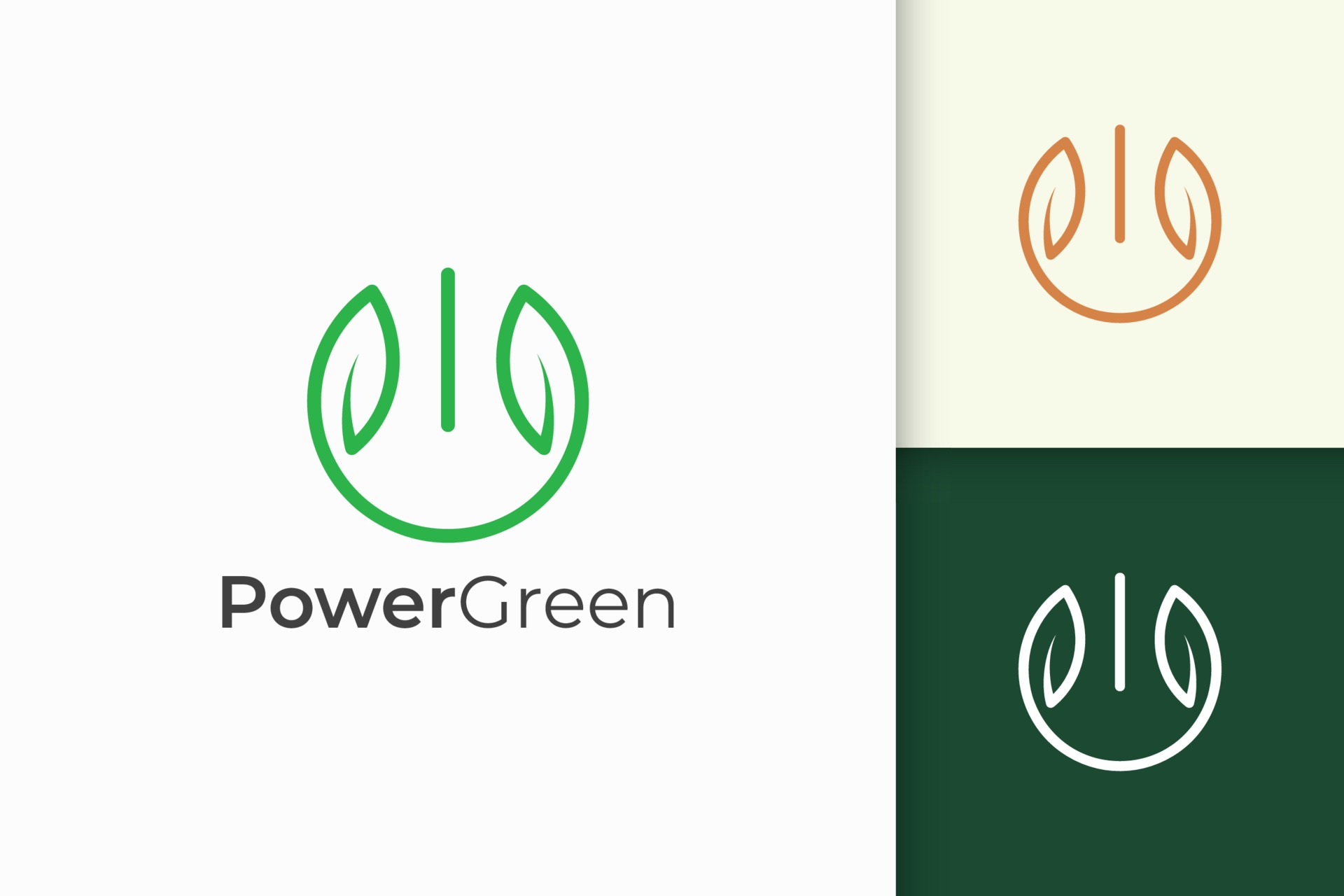 combination of leaf shape and power for technology company 3372153 ...