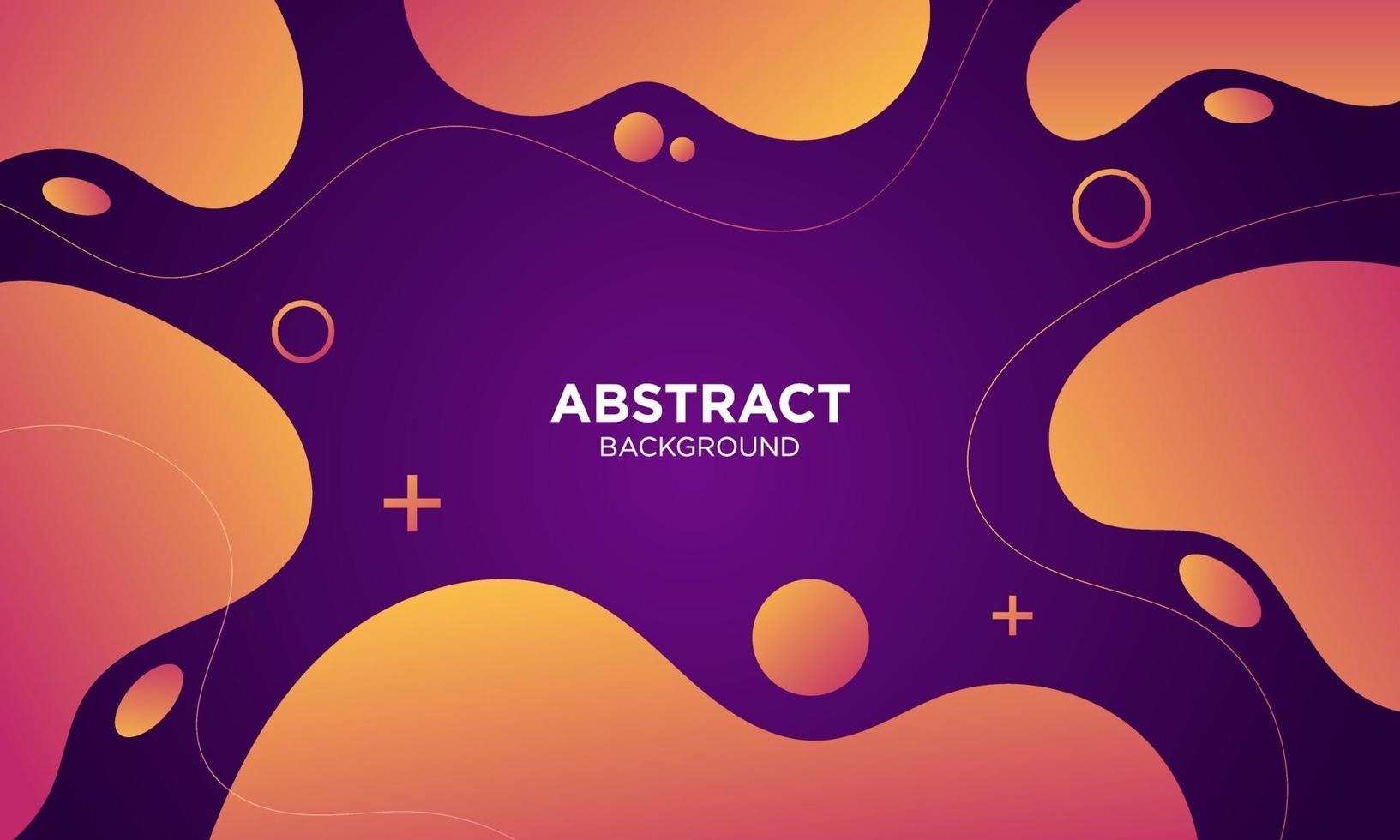 Abstract Colorful Fluid Wave Background vector