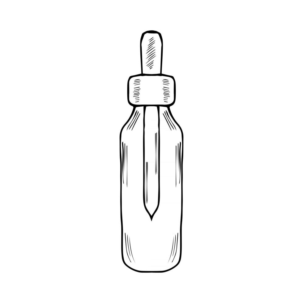 hand drawn dropper vector