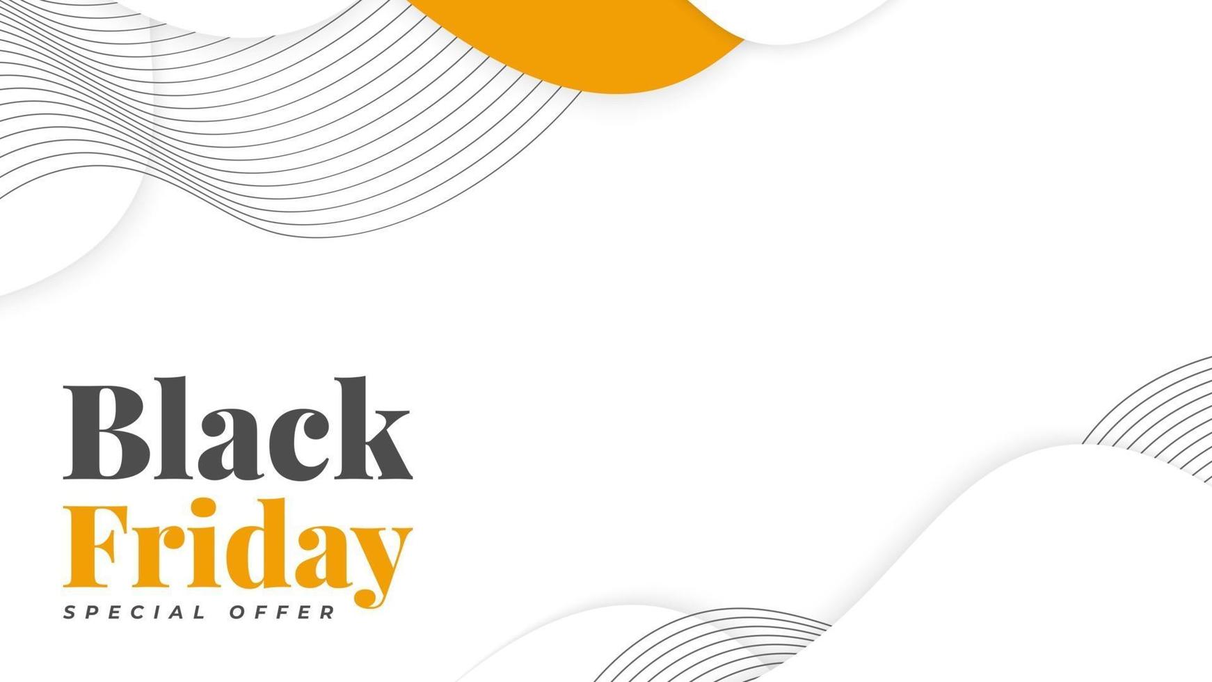 Black Friday Sale Banner Template vector