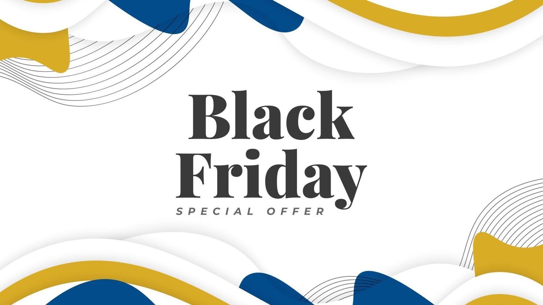 Black Friday Sale Banner Template vector