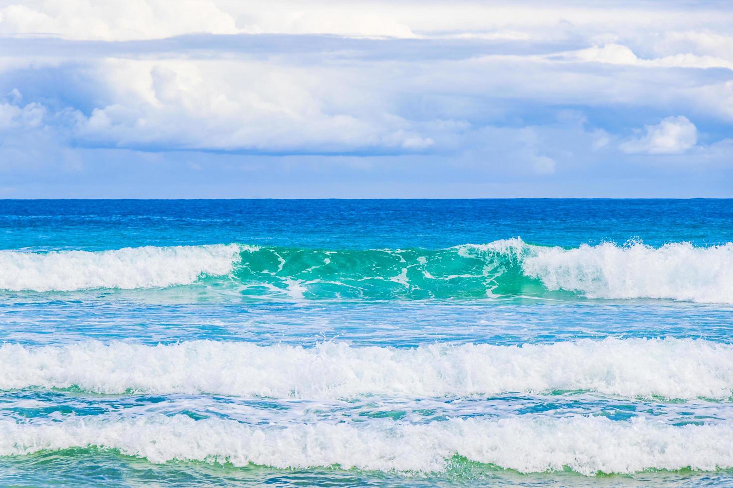 Strong waves Praia Lopes Mendes beach Ilha Grande island Brazil. photo