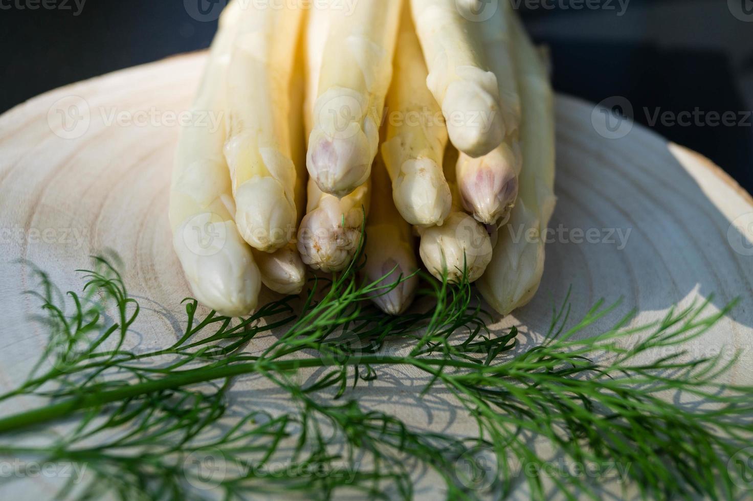 espárragos officinalis una verdura saisonal foto