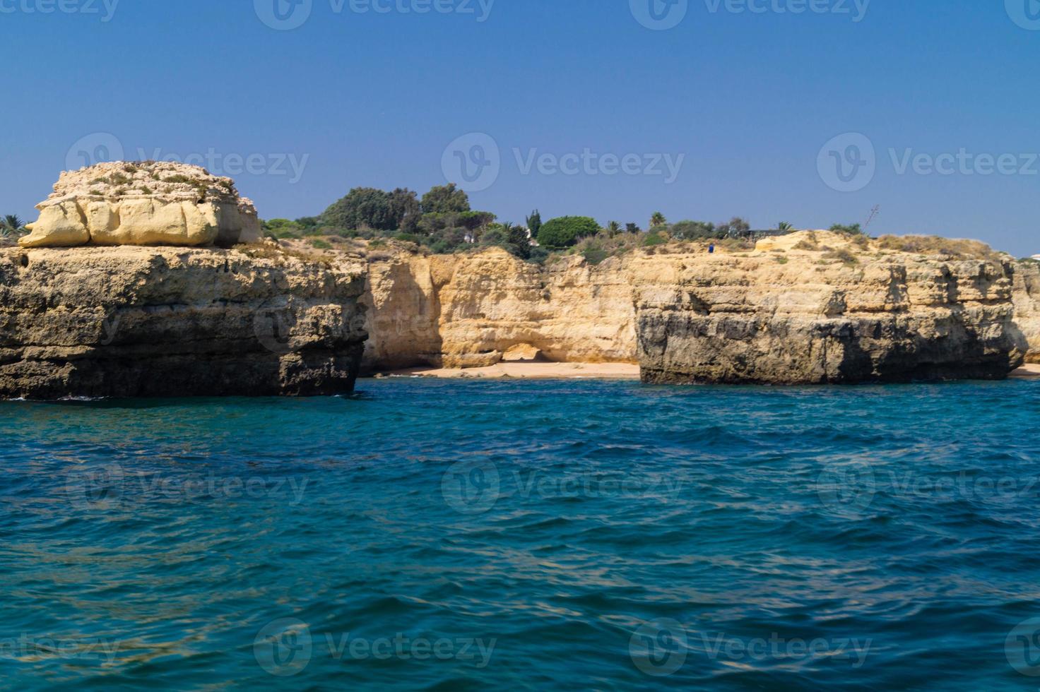 Coastline of Algarve Portugal photo