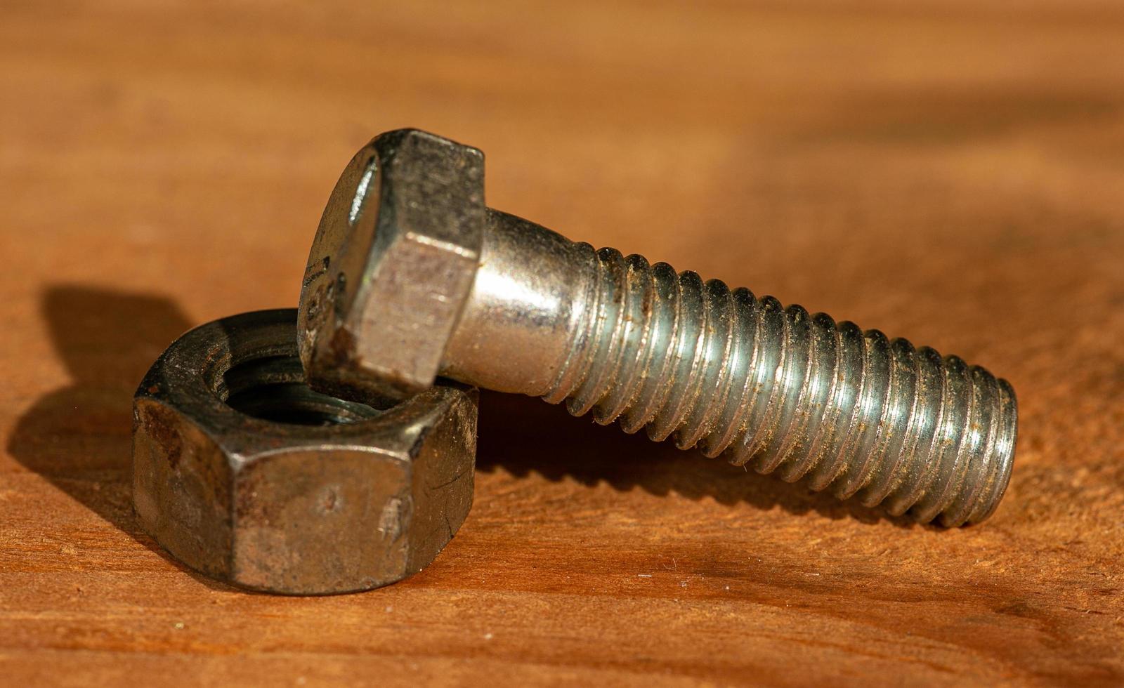 Hex headed machine screws photo