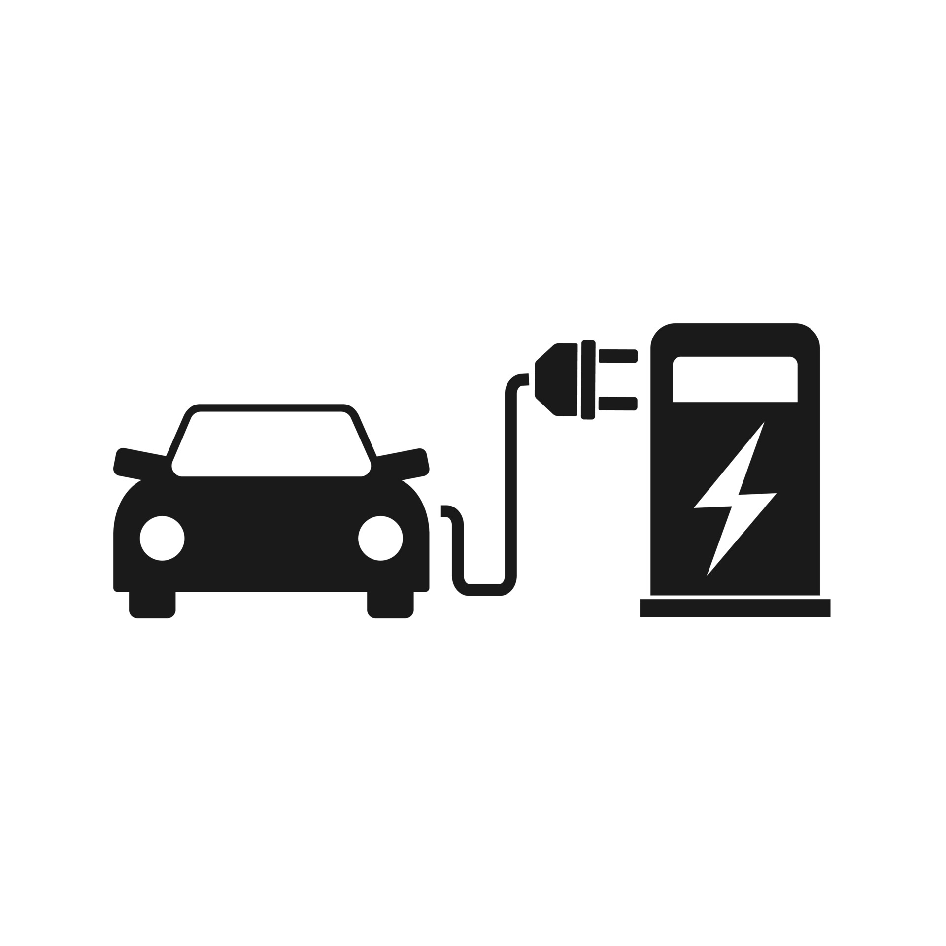 Electric Vehicle Charging Station Vector Art, Icons, and Graphics for