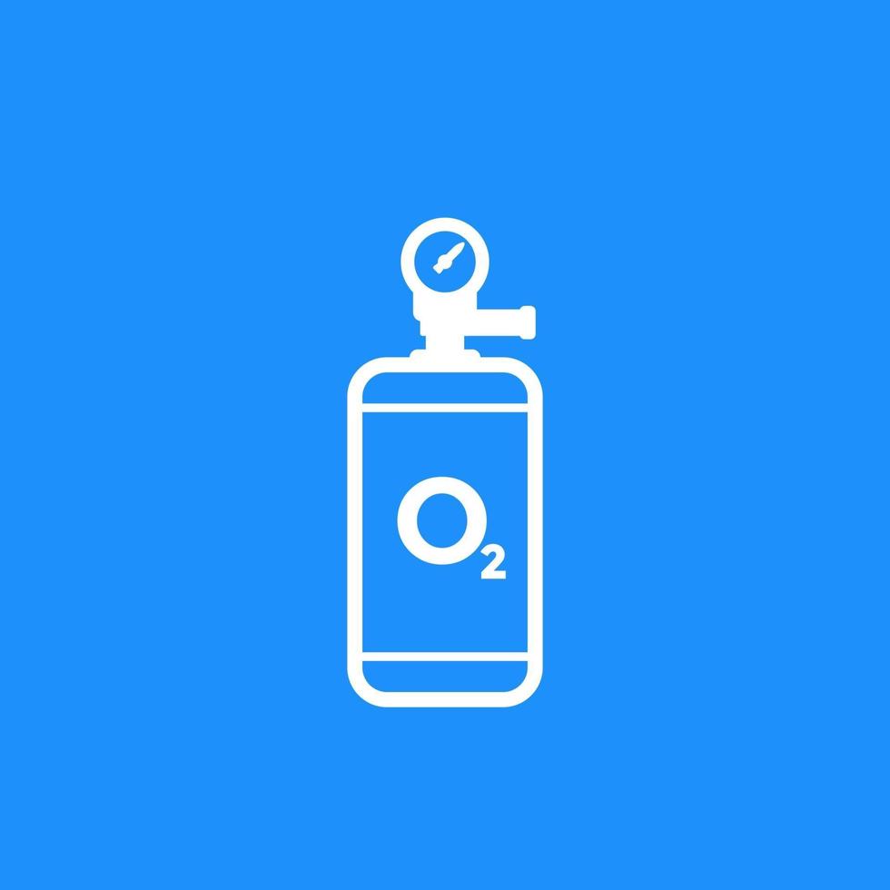 oxygen tank vector icon