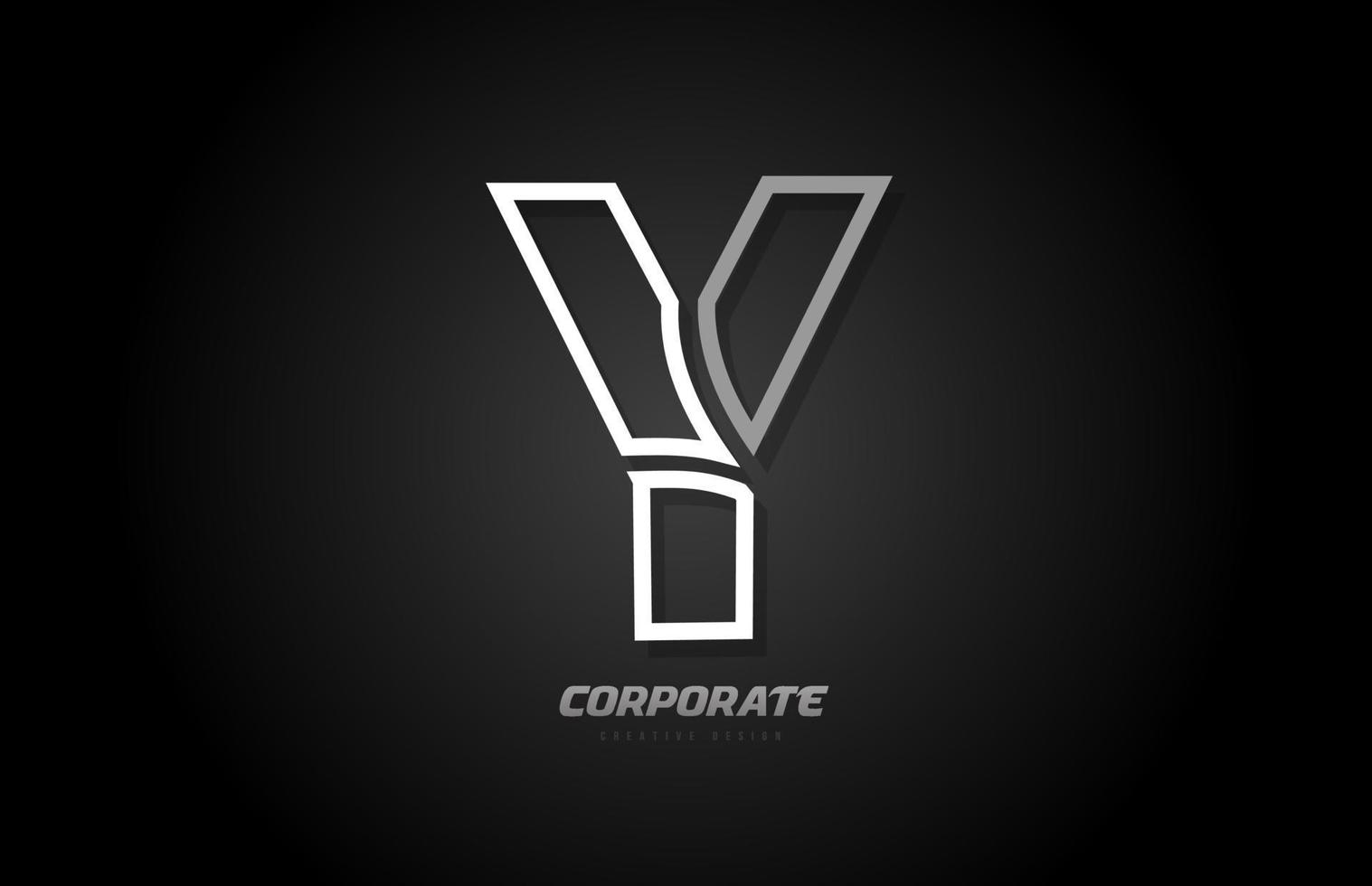 Letter logo alphabet design icon for business and company vector