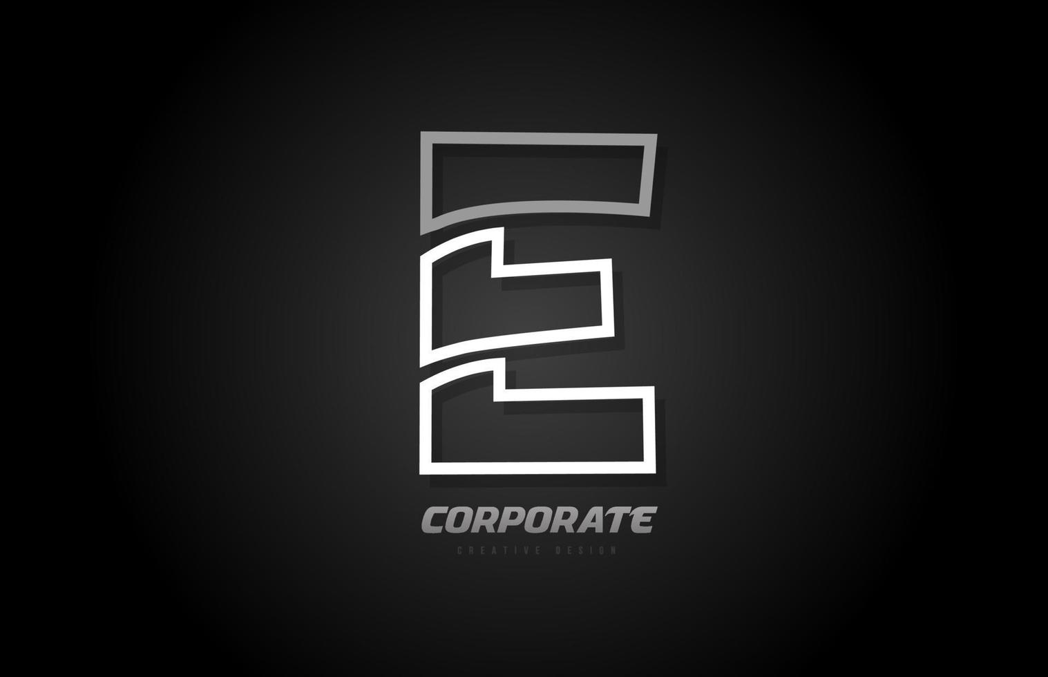 icono de diseño de alfabeto de letra logo para negocios y empresa vector