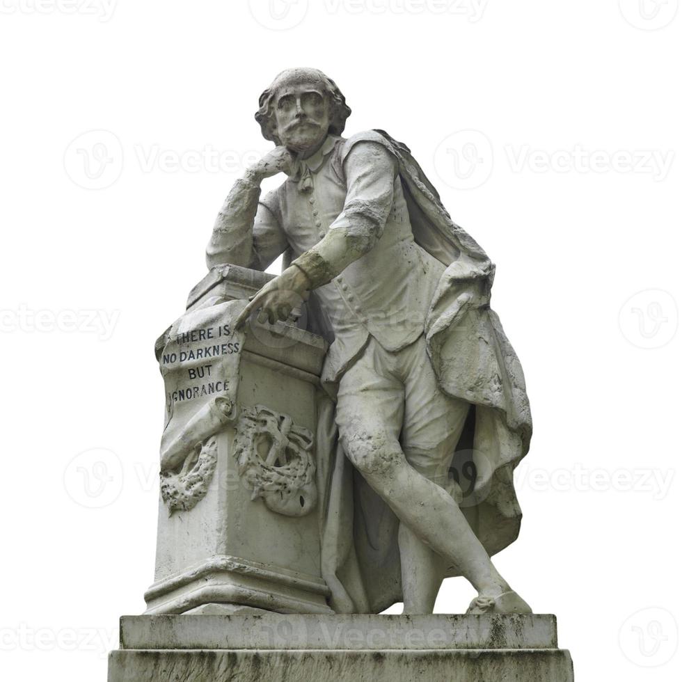 Shakespeare statue in London photo