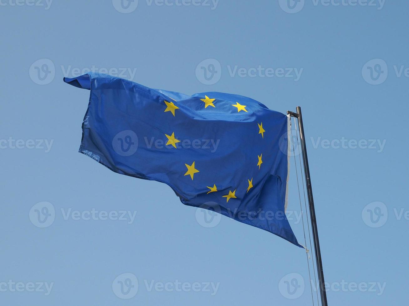 European flag of Europe photo