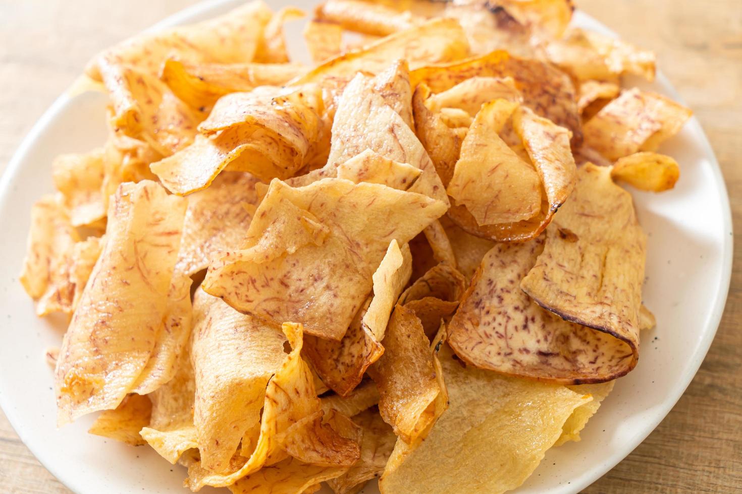 Crispy Sweet Taro Chips - snack photo
