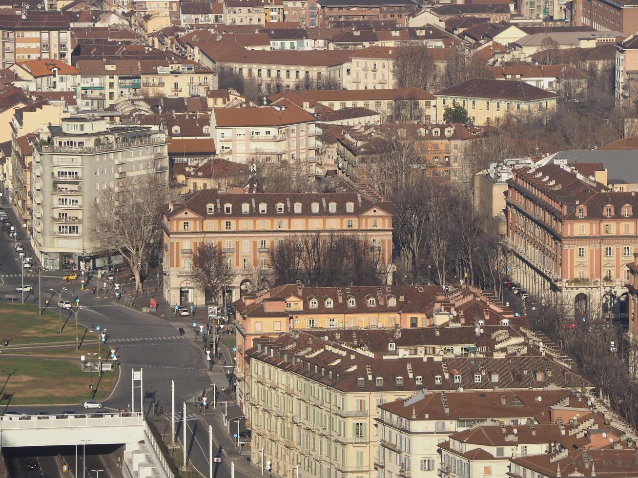 Aerial view of Turin photo