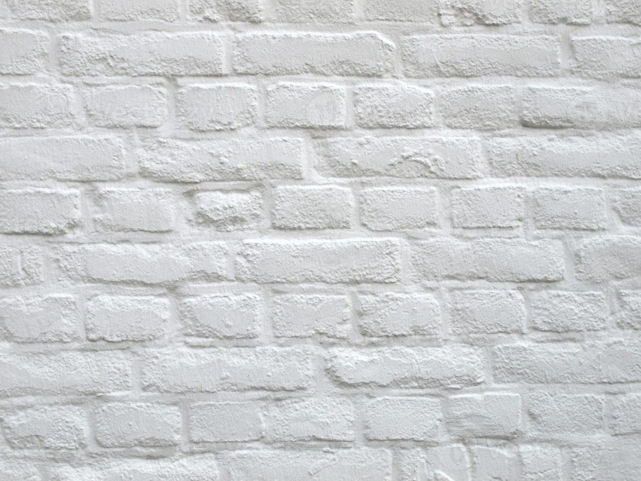 White brick wall background photo