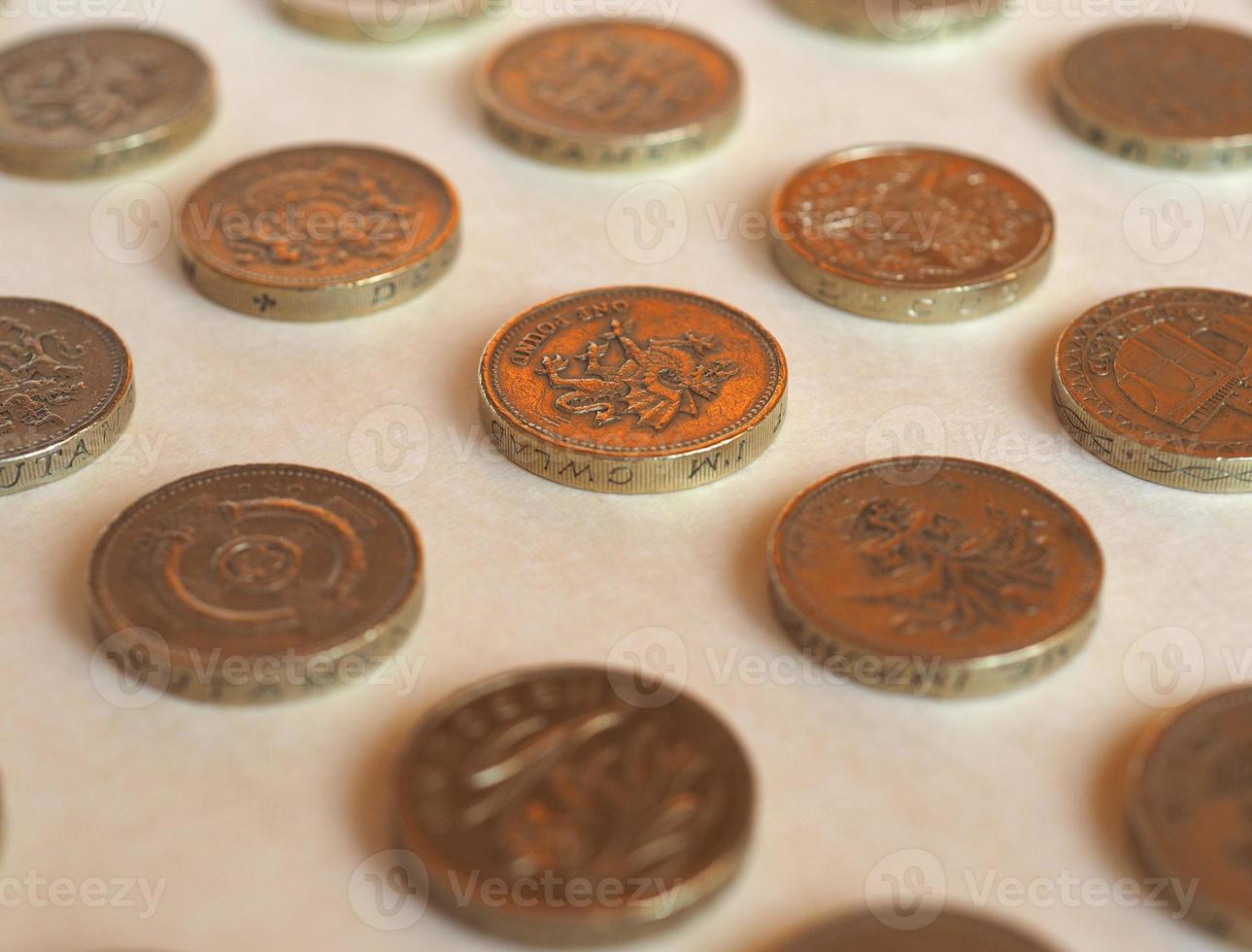 Pound GBP coin, United Kingdom UK photo